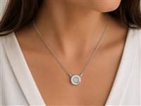 Collier Recarlo Femme in Or Diamante 0.18 Ct ZS 490/B - ZS 490/B